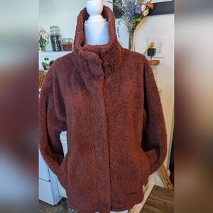 Billabong SQUISHY SOFT *LUX* Chocolate Teddy Jacket
